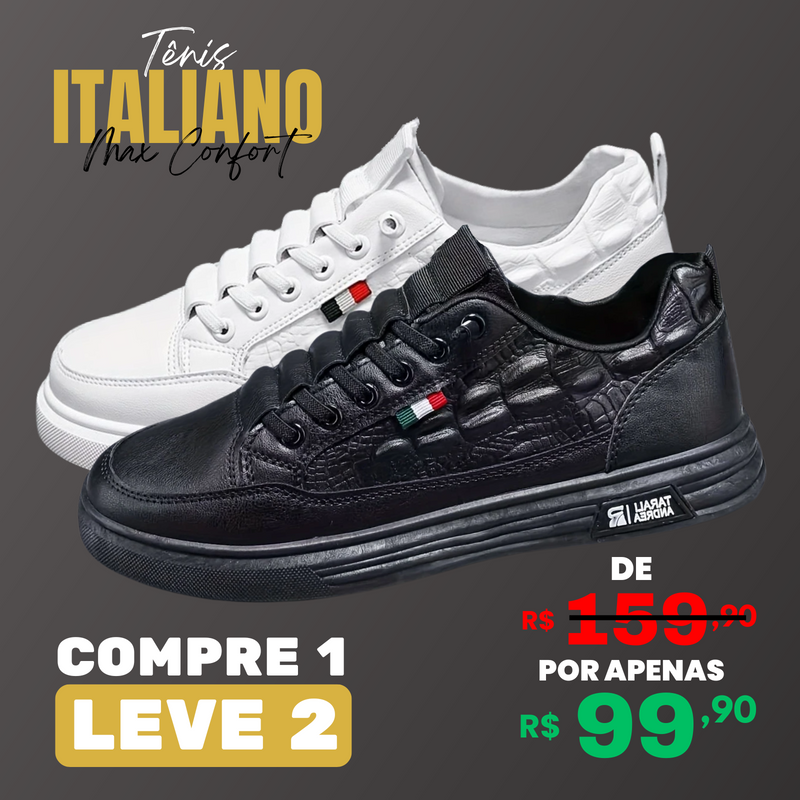 [COMPRE 1 E LEVE 2] Tênis Italiano Ortopédico Max Confort