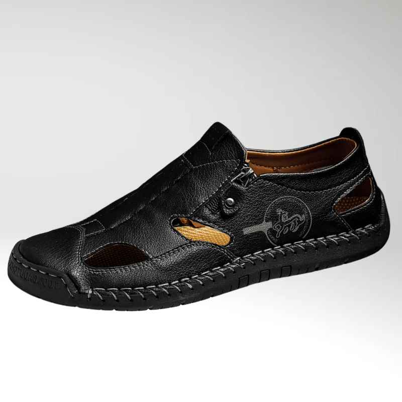 [COMPRE 1 LEVE 2] Mocassim Ortopédico Italiano de Couro Legitimo