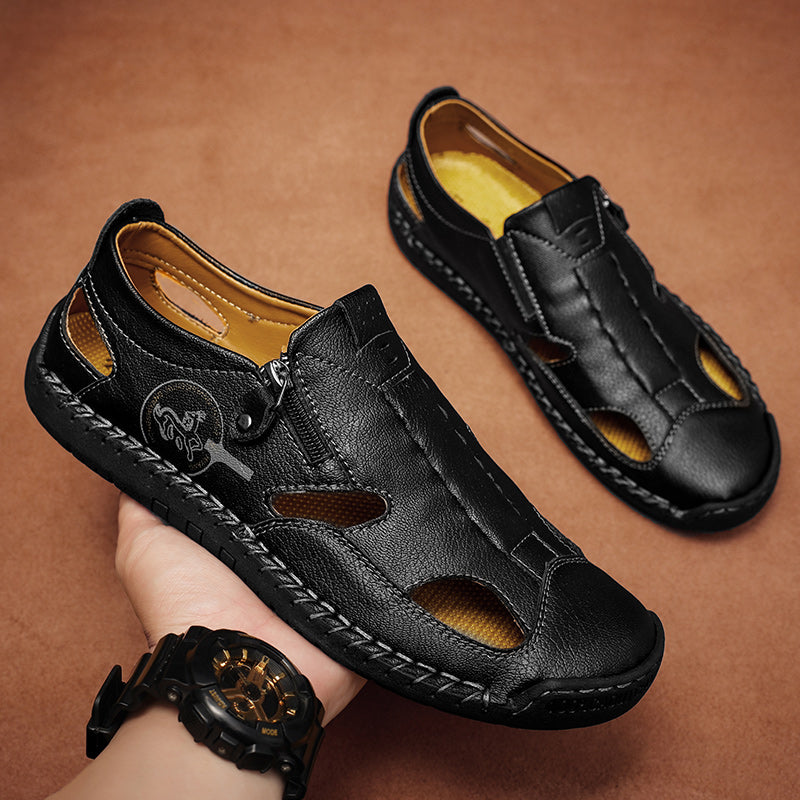 [COMPRE 1 LEVE 2] Mocassim Ortopédico Italiano de Couro Legitimo